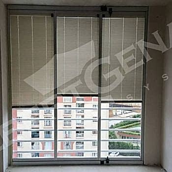 Tek Camlı Kayar Katlanır Cambalkon