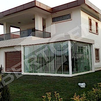 Tek Camlı Kayar Katlanır Cambalkon