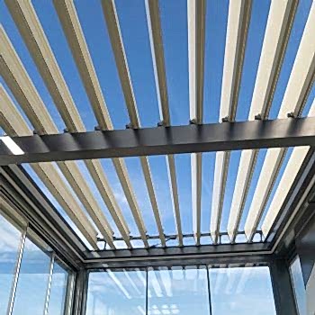 Raylı Tente Sistemleri Bioklimatik Pergola