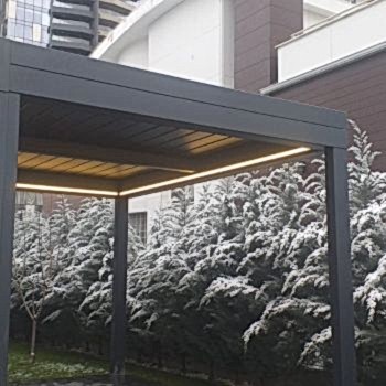 Raylı Tente Sistemleri Bioklimatik Pergola