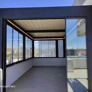 Raylı Tente Sistemleri Bioklimatik Pergola