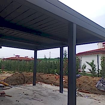 Raylı Tente Sistemleri Bioklimatik Pergola